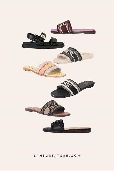 dior crystal slides|christian dior slides dupes.